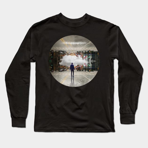 Water in the Streets Long Sleeve T-Shirt by Vin Zzep